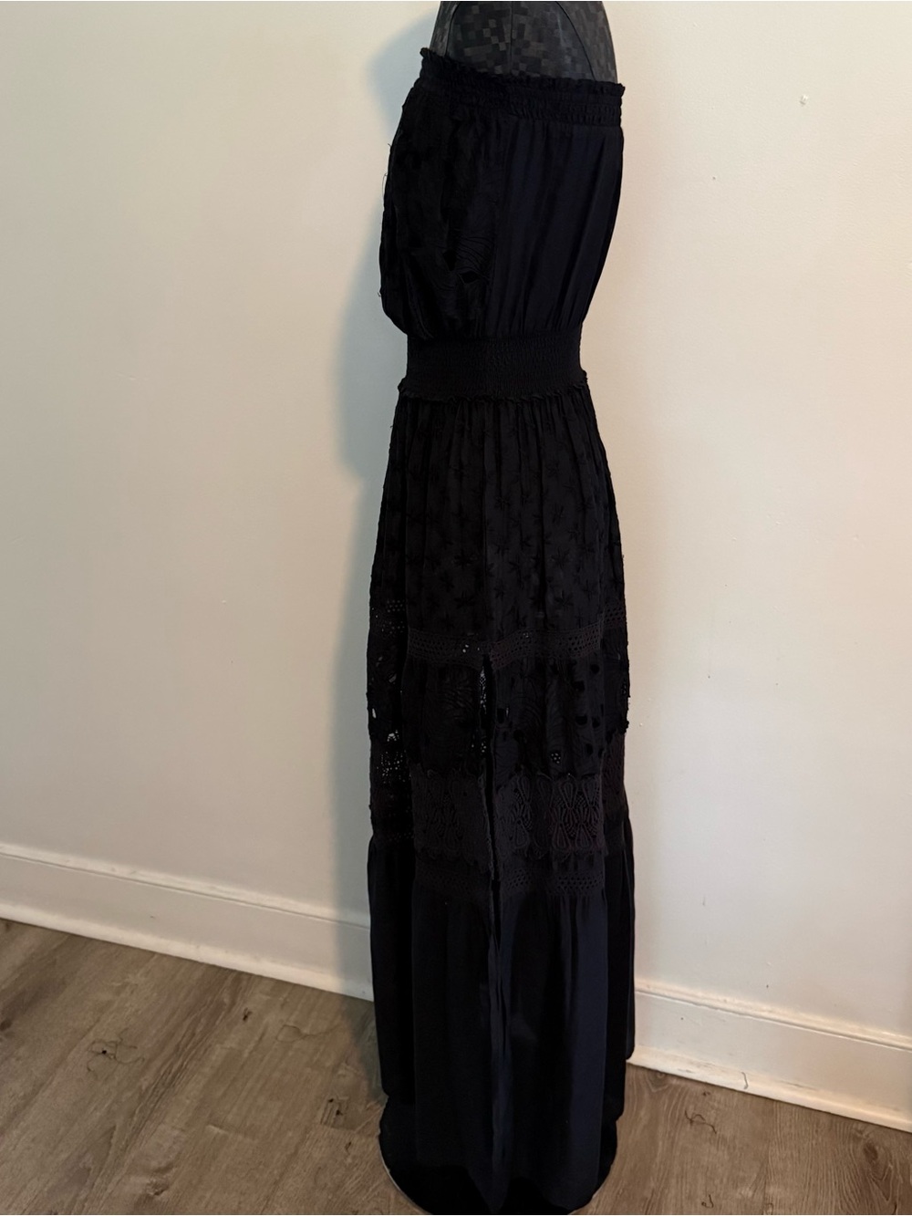 Ramy Brook Cambridge Lace Inset Strapless Dress - Picture 7 of 16